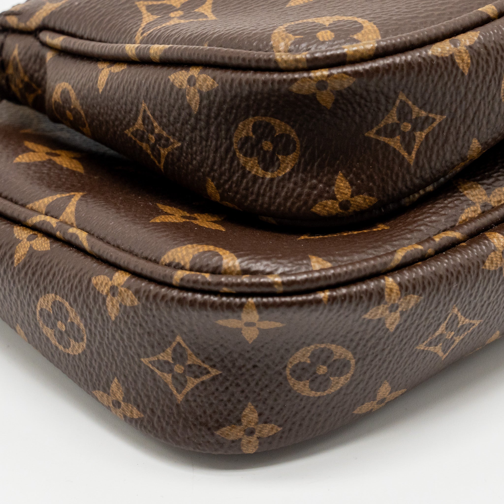 LOUIS VUITTON MULTI POCHETTE ACCESSORIES KHAKI STRAP MONOGRAM CANVAS GHW