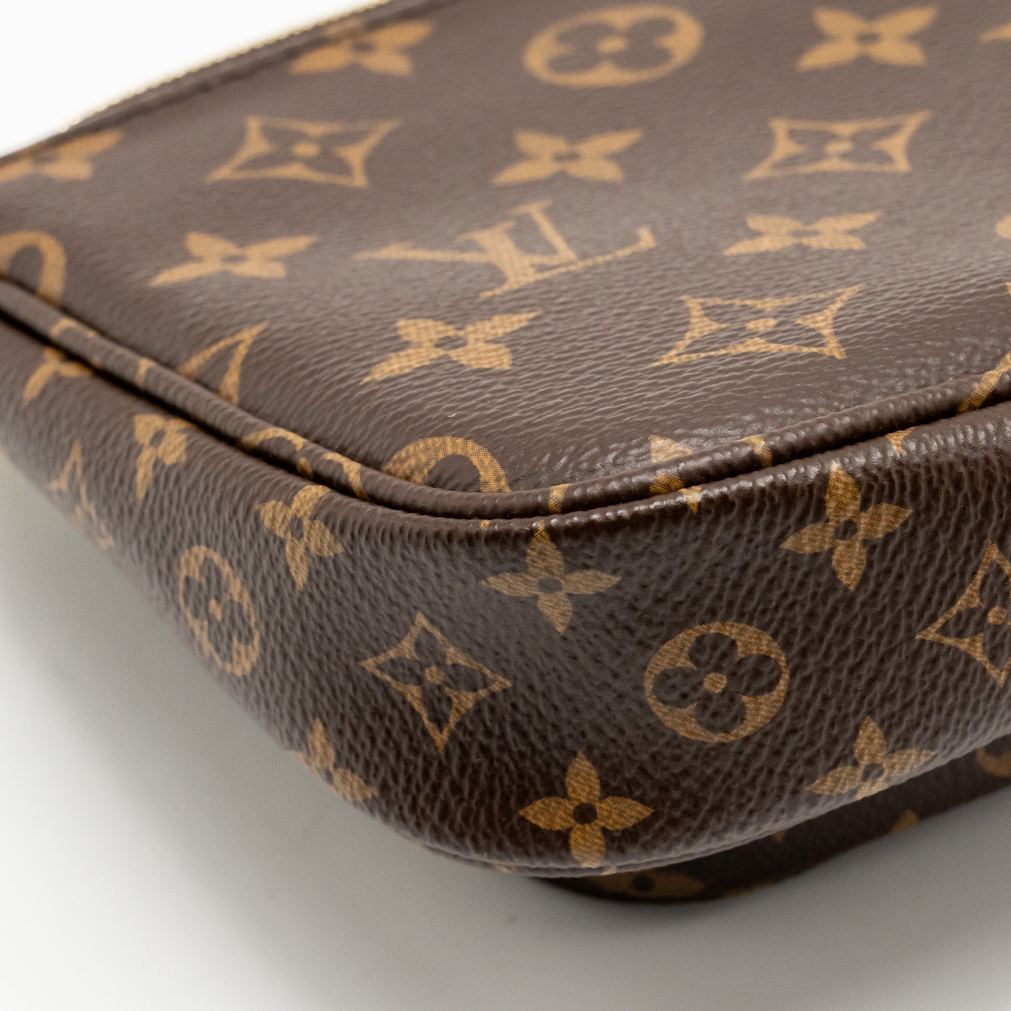 LOUIS VUITTON MULTI POCHETTE ACCESSORIES KHAKI STRAP MONOGRAM CANVAS GHW