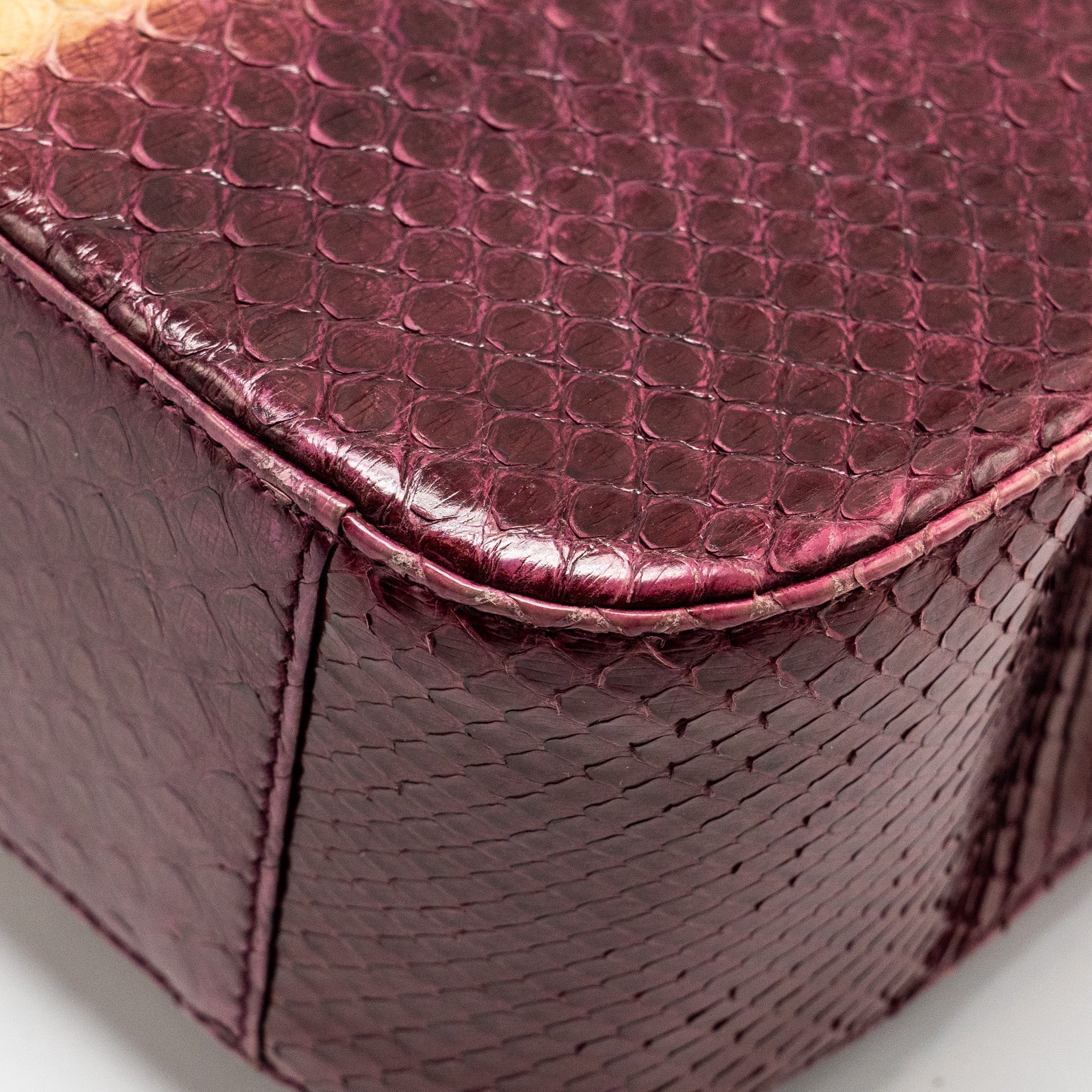 DIOR MISS DIOR MEDIUM FLAP BAG PYTHON MULTICOLOUR GHW