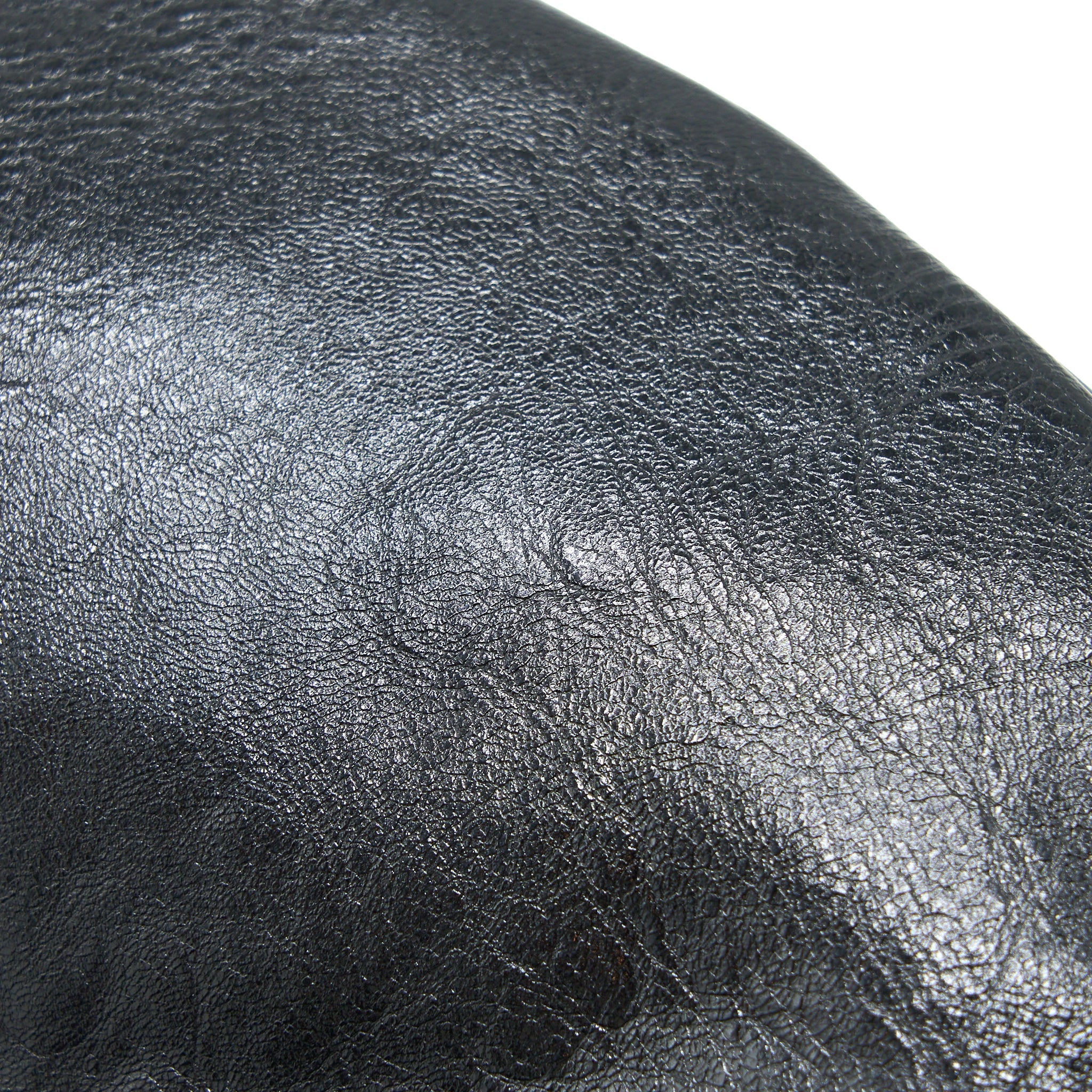 BALENCIAGA LE CAGOLE XS SHOULDER BAG ARENA LAMBSKIN BLACK SHW