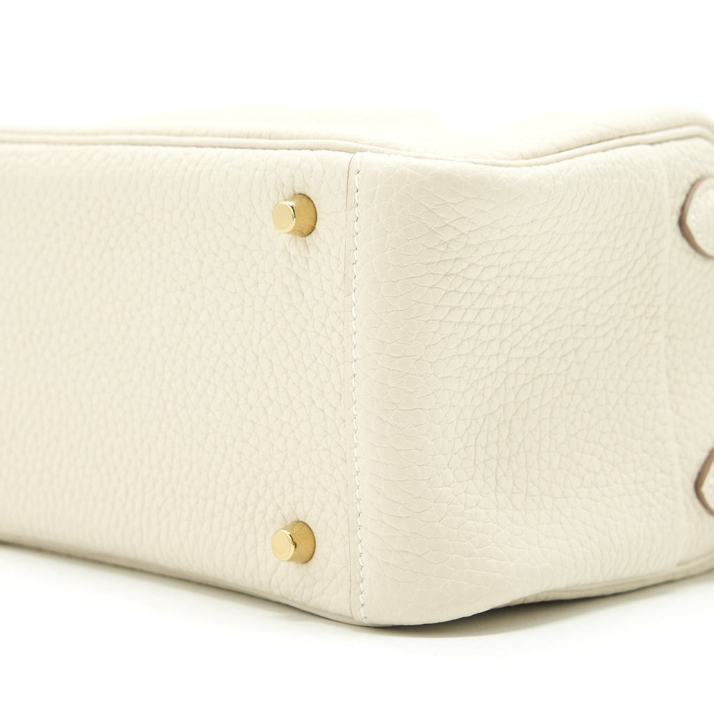 HERMES MINI LINDY CLEMENCE CRAIE GHW