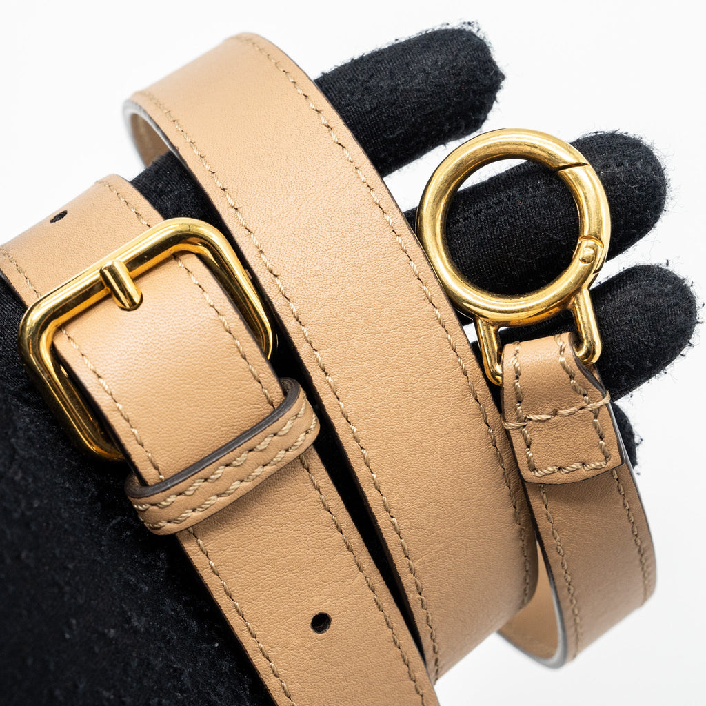 FENDI MEDIUM PEEKABOO CALFSKIN TOBACCO MULTICOLOUR HARDWARE