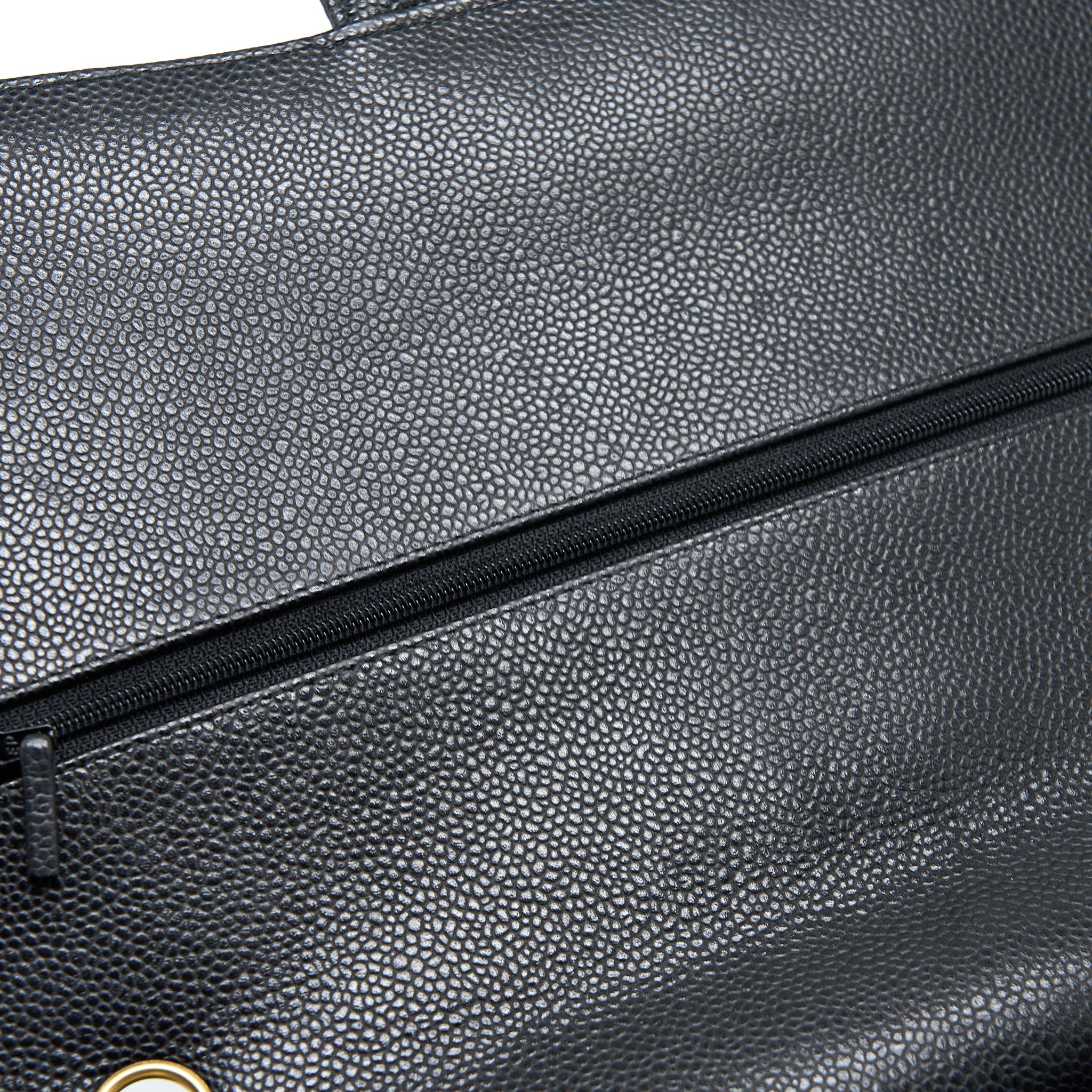 CHANEL MAXI CLASSIC DOUBLE FLAP BAG CAVIAR BLACK GHW