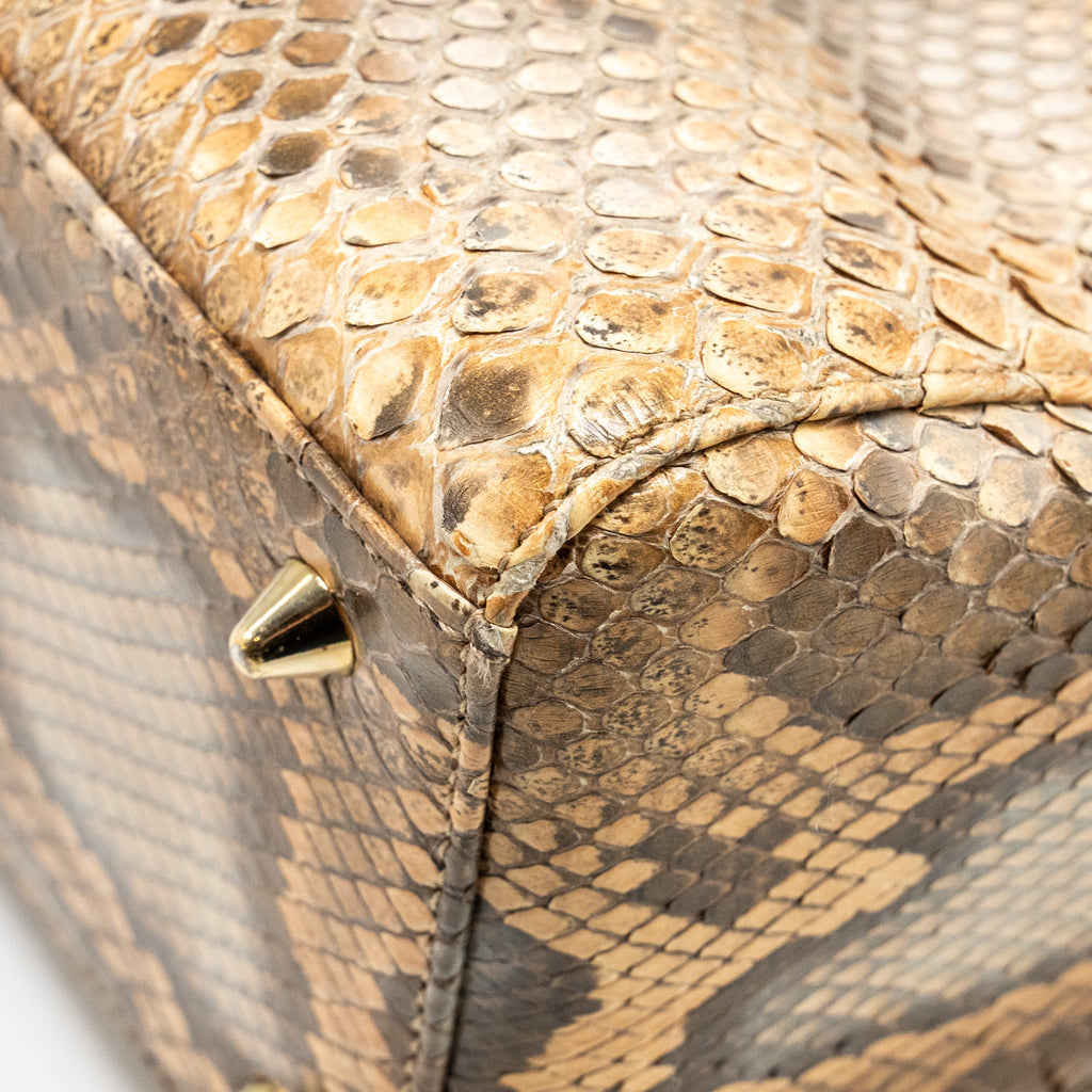 DIOR MEDIUM LADY DIOR PYTHON MULTICOLOUR LGHW