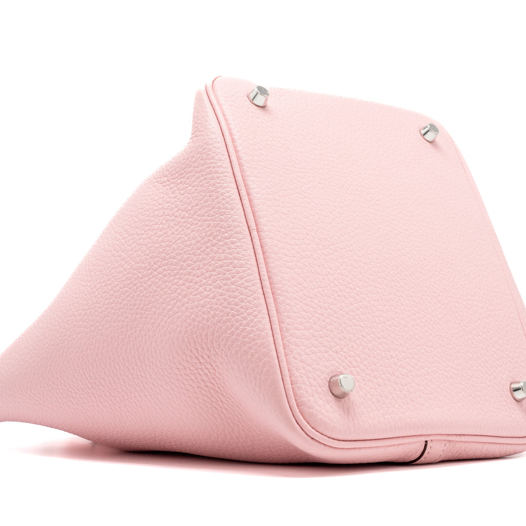 HERMES PICOTIN 22 LOCK BAG CLEMENCE ROSE SAKURA SHW