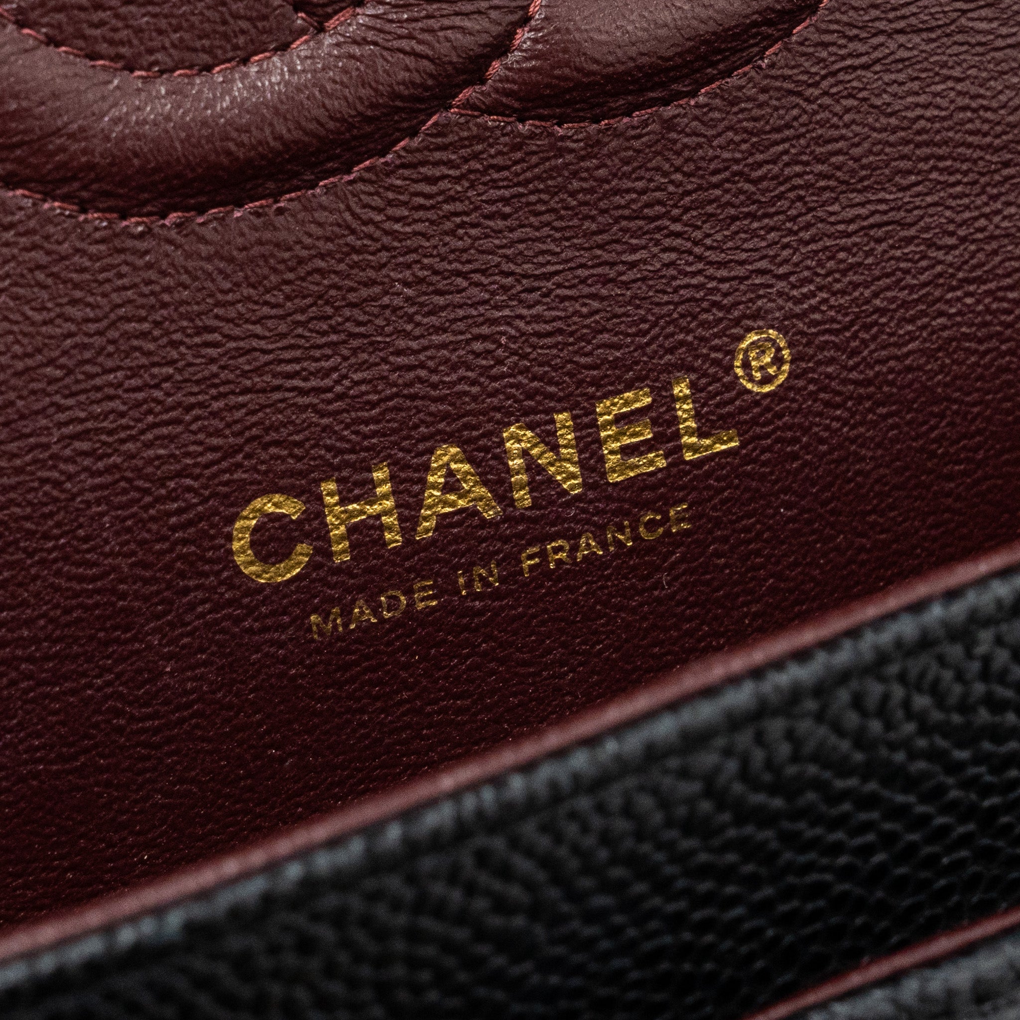 CHANEL MEDIUM CLASSIC DOUBLE FLAP BAG CAVIAR BLACK GHW