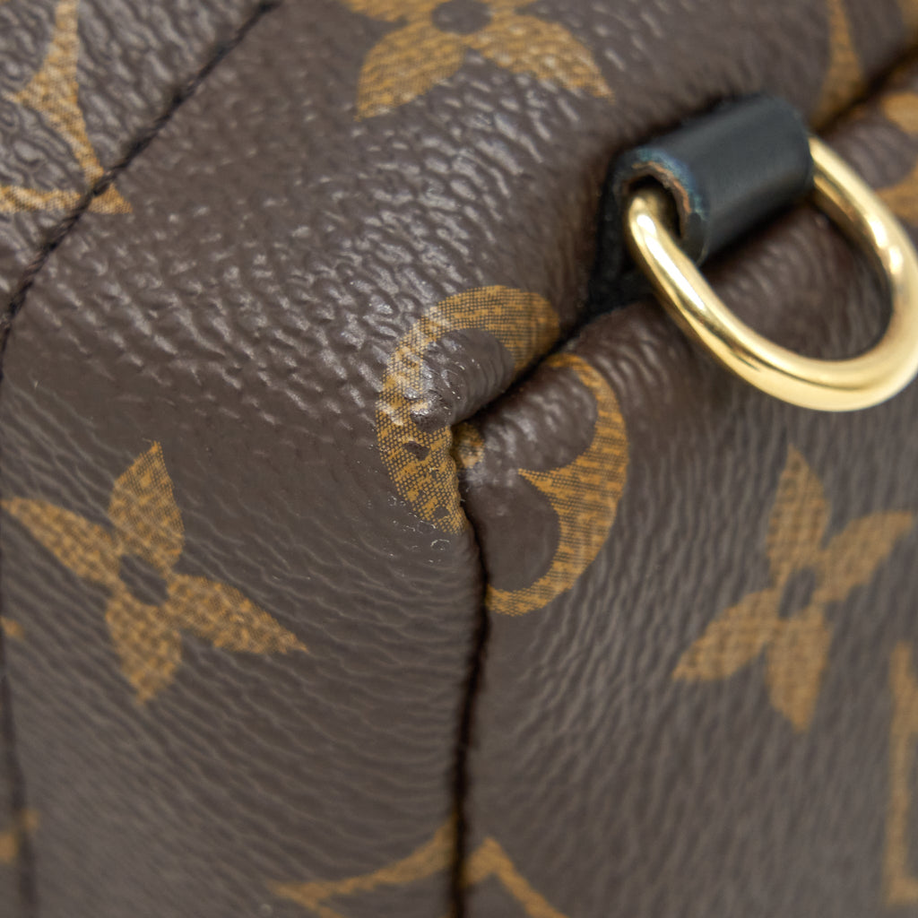LOUIS VUITTON PALM SPRINGS MINI BACKPACK MONOGRAM CANVAS NEW ZIPPER