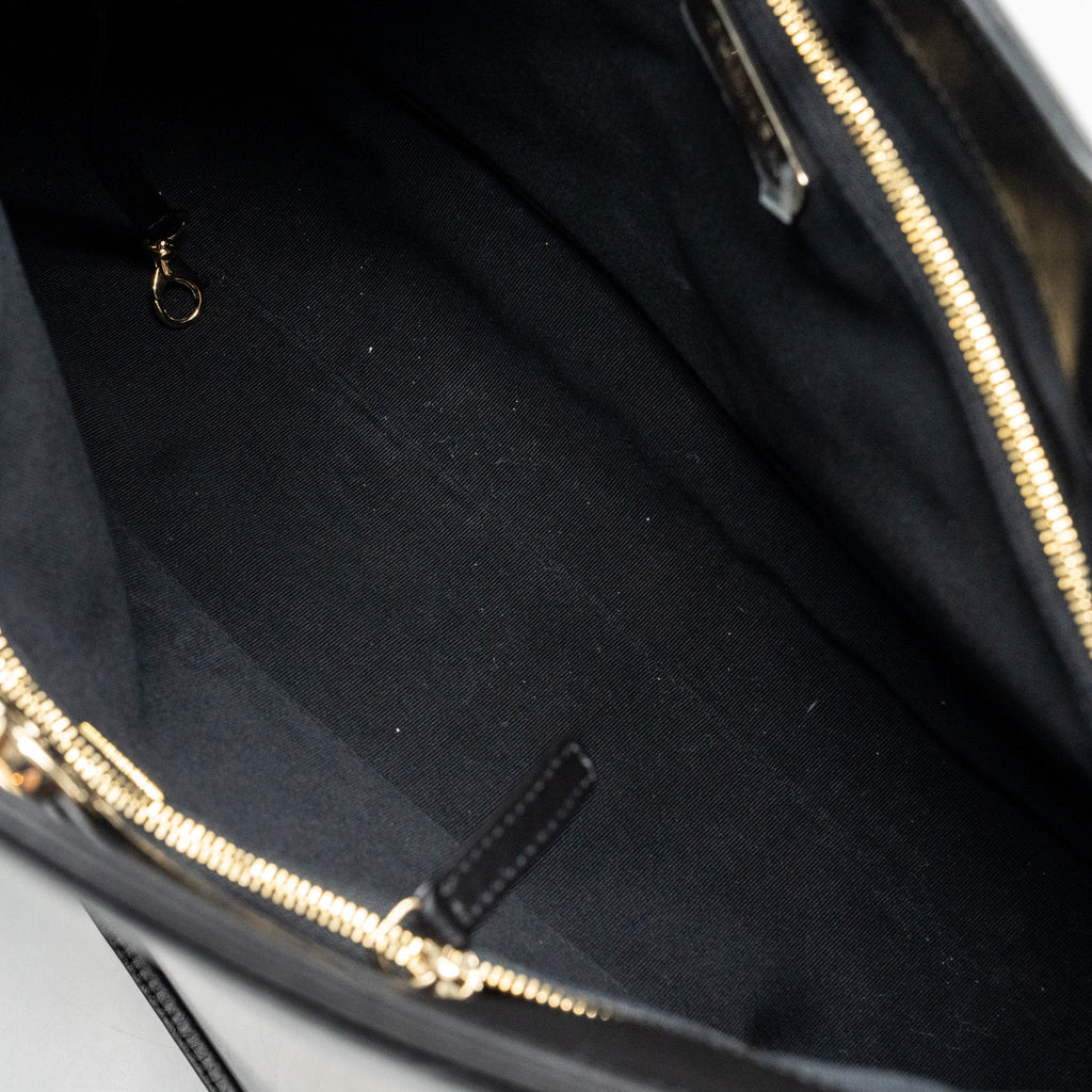 CHANEL LARGE 31 BAG AGED CALFSKIN BLACK LGHW (MICROCHIP)