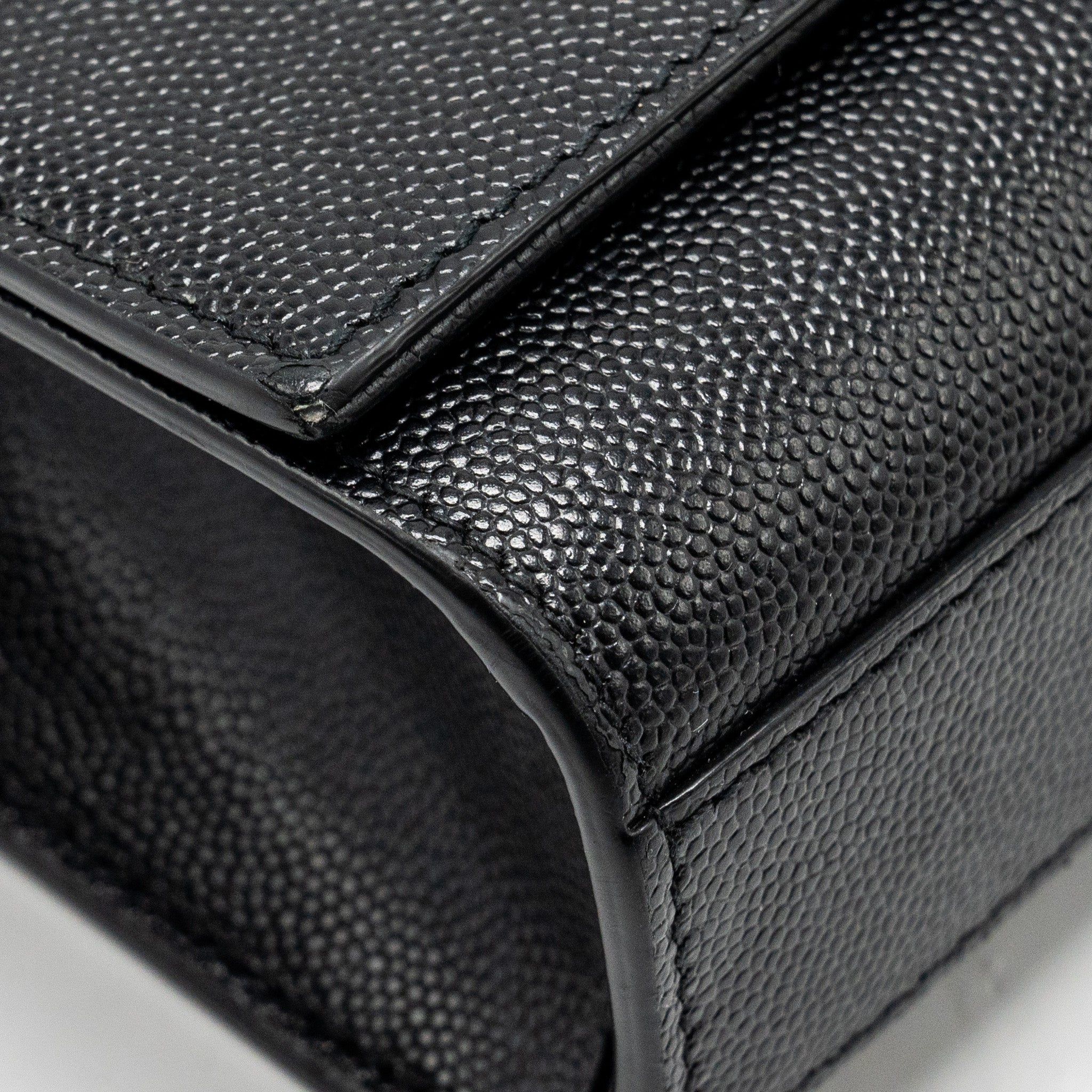 SAINT LAURENT /YSL KATE MEDIUM CHAIN BAG WITH TASSEL CALFSKIN BLACK SHW
