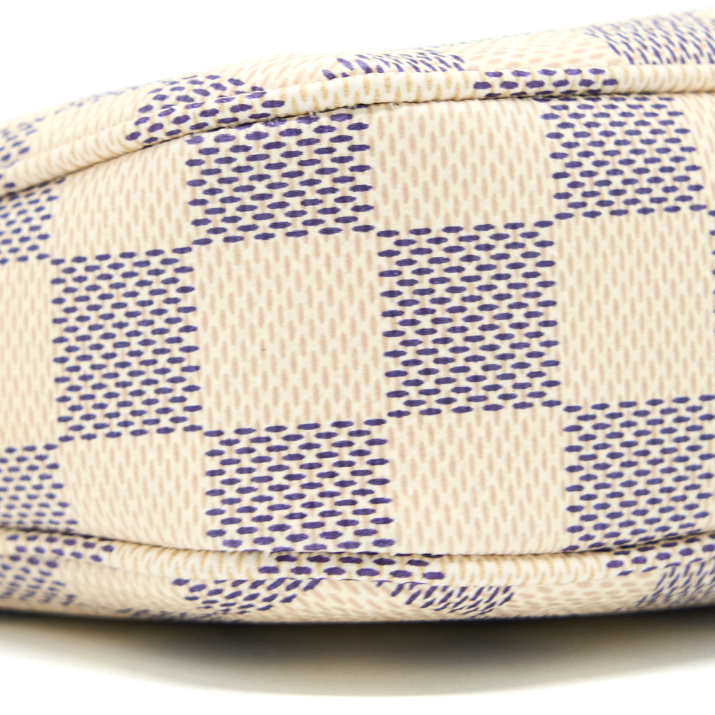 LOUIS VUITTON POCHETTE ACCESSORIES DAMIER AZUR CANVAS GHW (NEW VERSION)