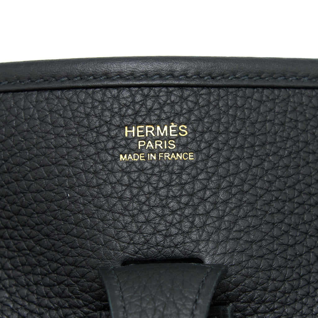 HERMES EVELYN 29 CLEMENCE BLACK GHW