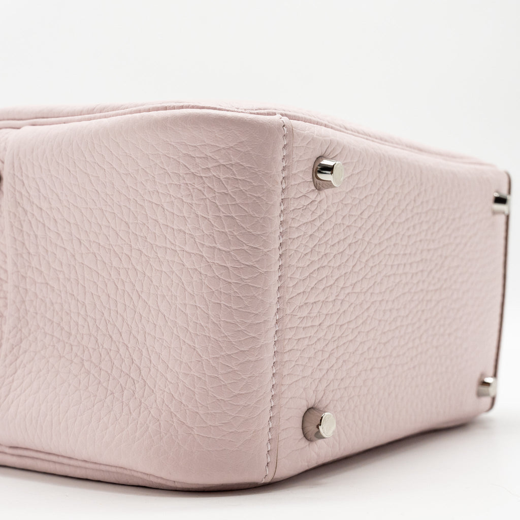 HERMES MINI LINDY CLEMENCE MAUVE PALE SHW