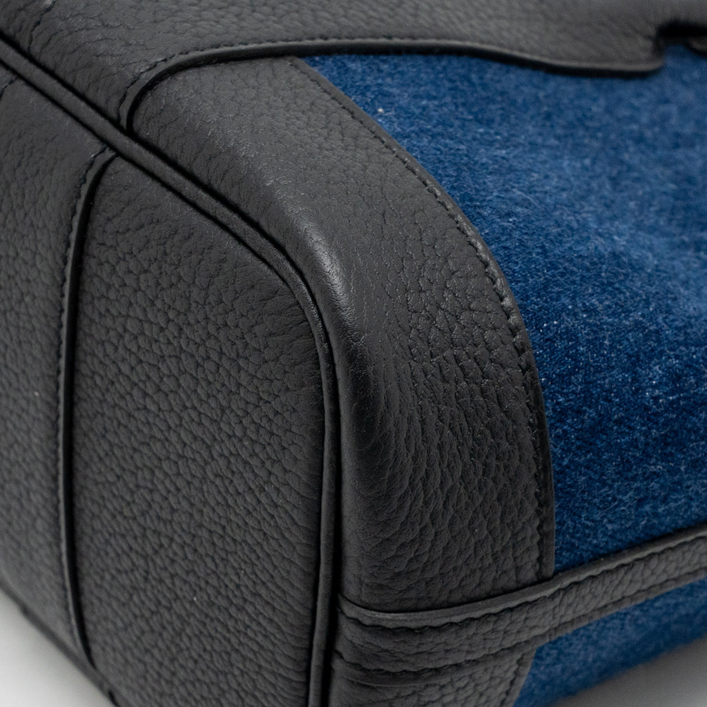HERMES NEO GARDEN PARTY 23 DENIM/NEGONDA DENIM MOYEN/NOIR SHW
