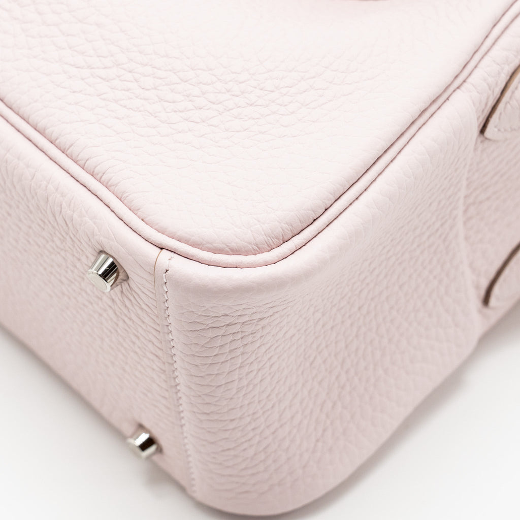 HERMES MINI LINDY CLEMENCE MAUVE PALE SHW