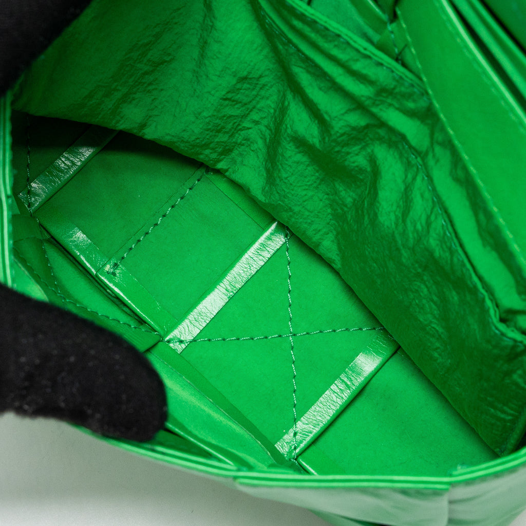 BOTTEGA VENETA CASSETTE BELT BAG LEATHER GREEN SHW
