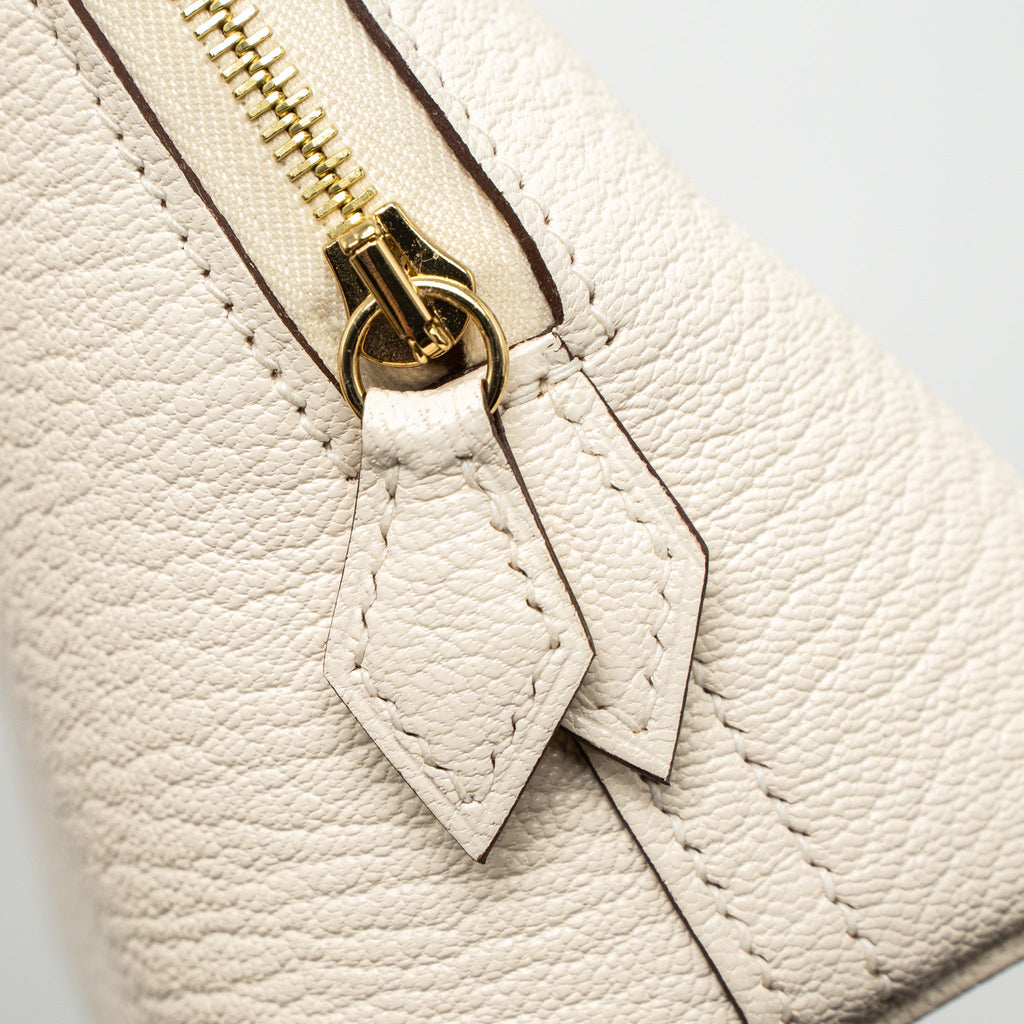 HERMES MINI BOLIDE CHÈVRE MYSORE NATA GHW