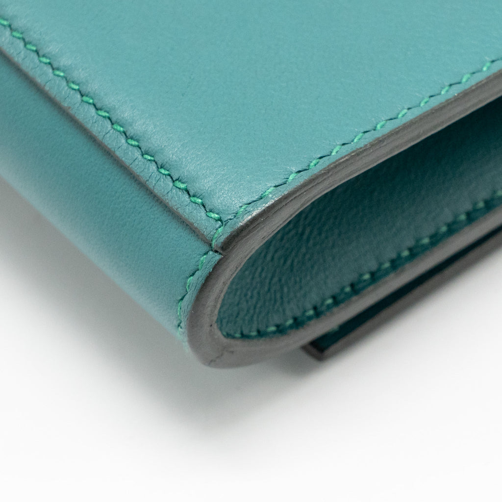 HERMES POCHETTE MEDOR 23 SWIFT MALACHITE SHW