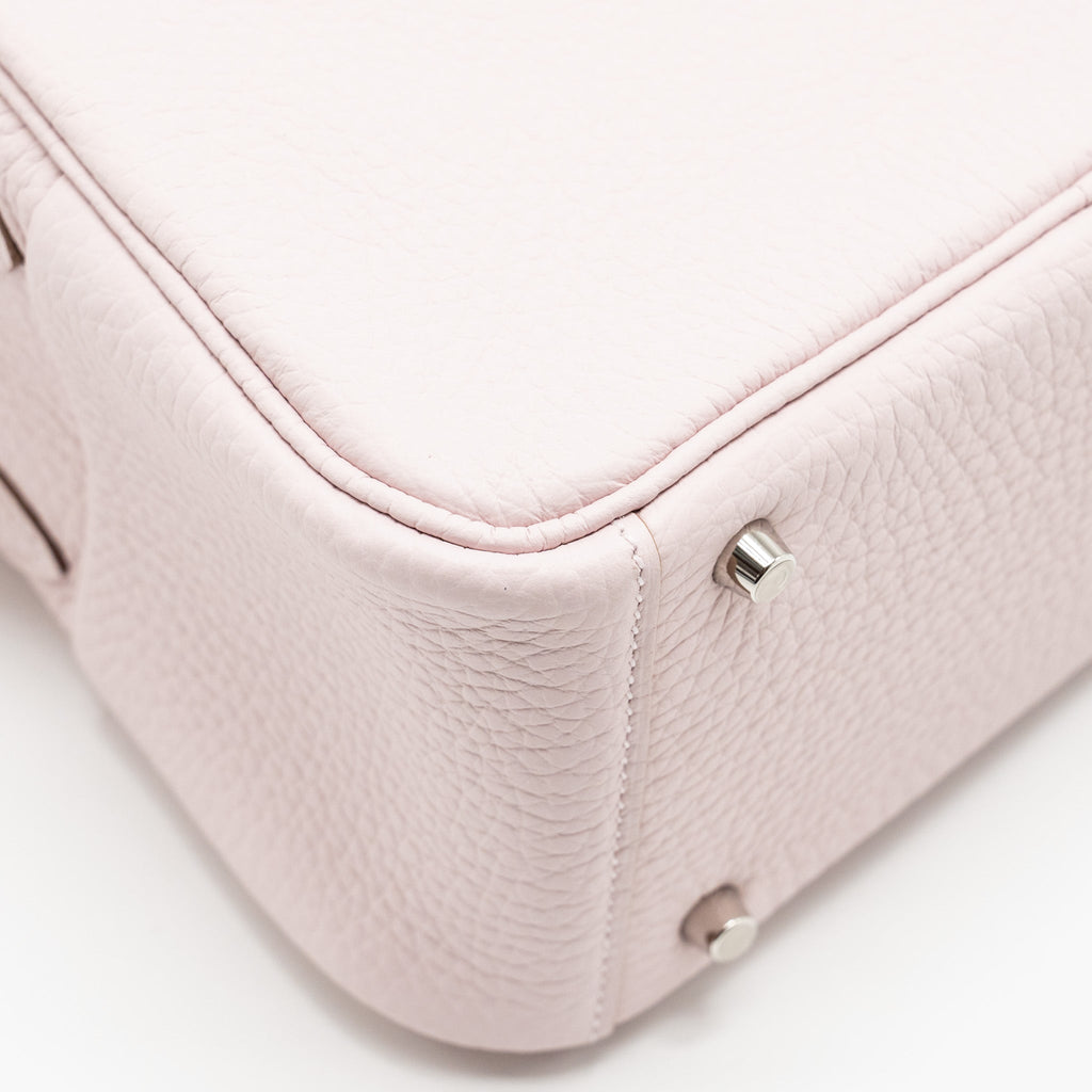 HERMES MINI LINDY CLEMENCE MAUVE PALE SHW