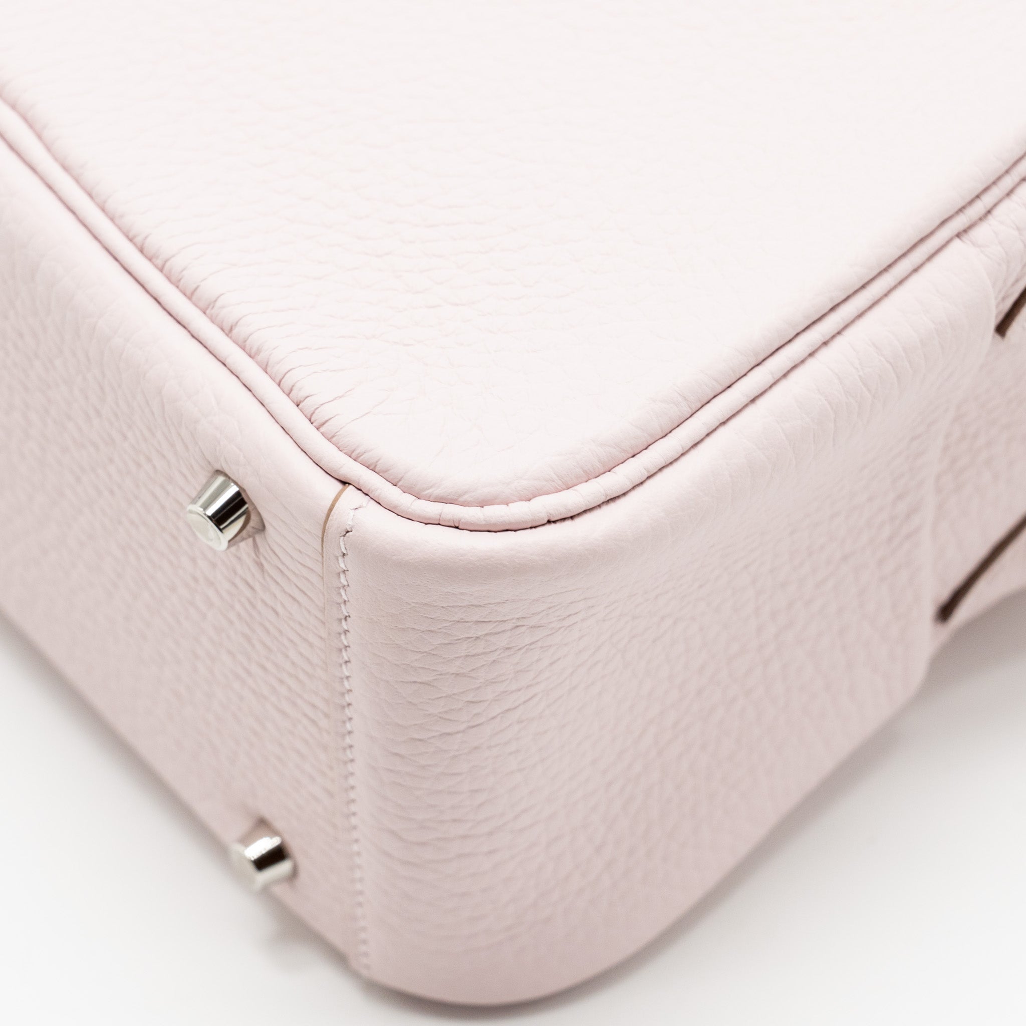 HERMES MINI LINDY CLEMENCE MAUVE PALE SHW