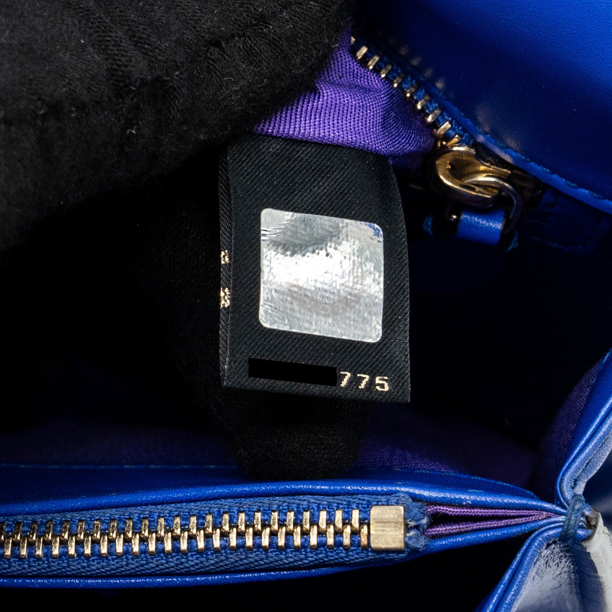 BVLGARI SERPENTI FOREVER SHOULDER BAG LEATHER BLUE GHW