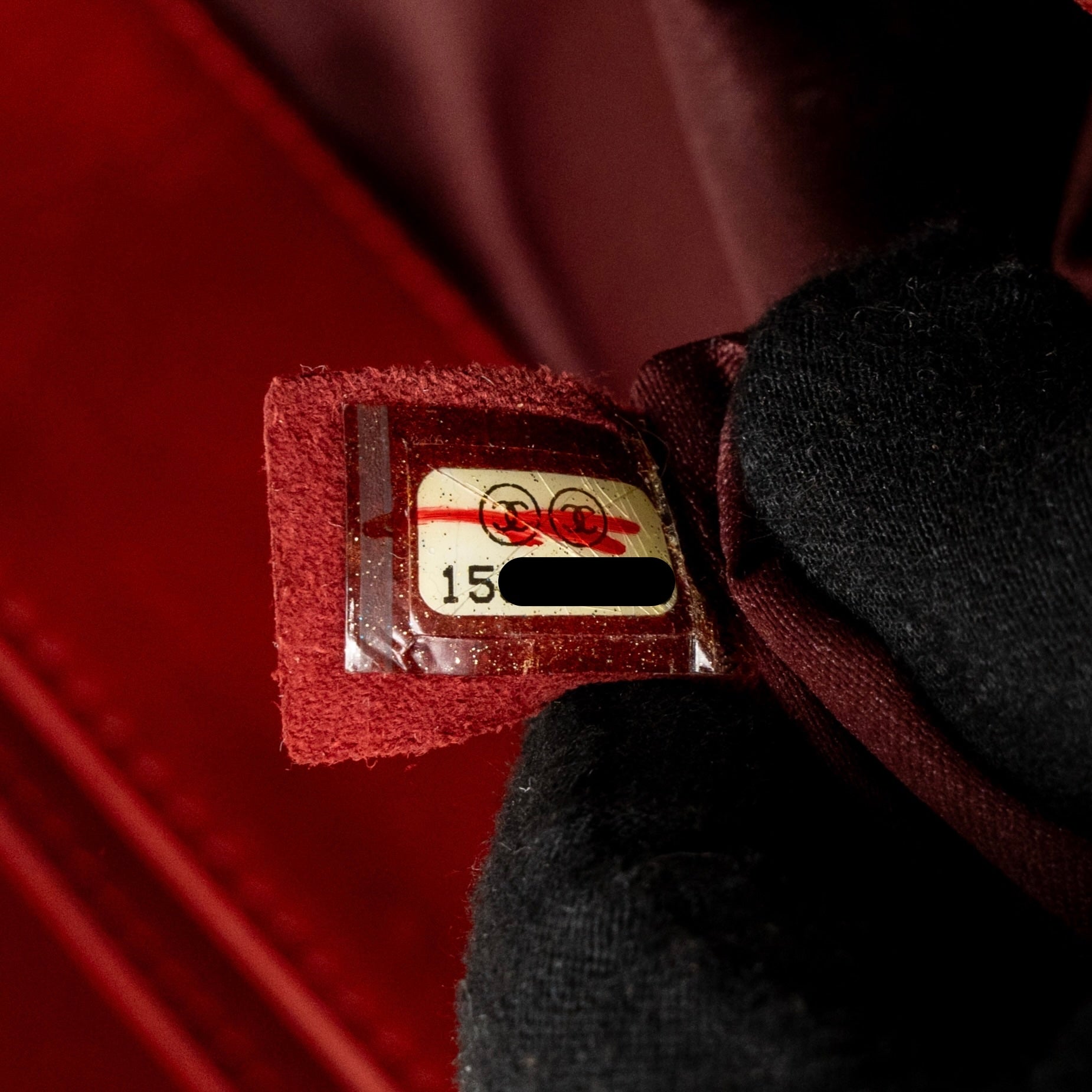 CHANEL MAXI FLAP BAG LAMBSKIN RED SHW