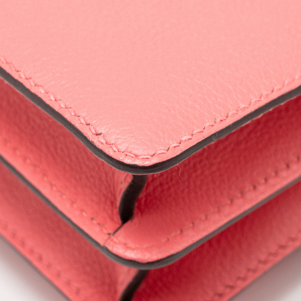 HERMES MINI ROULIS EVERCOLOR ROSE AZALEE SHW