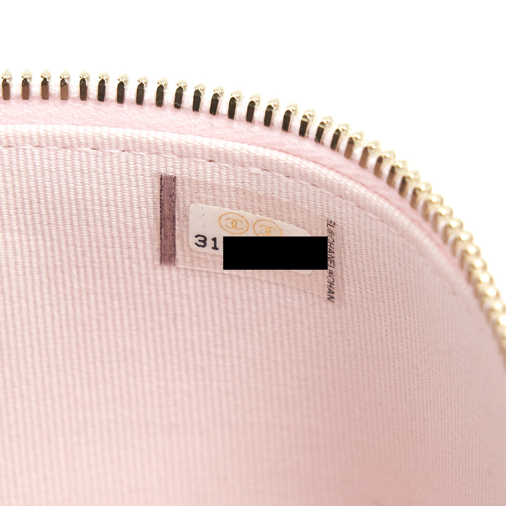 CHANEL 22P MINI VANITY CASE LAMBSKIN PINK GHW