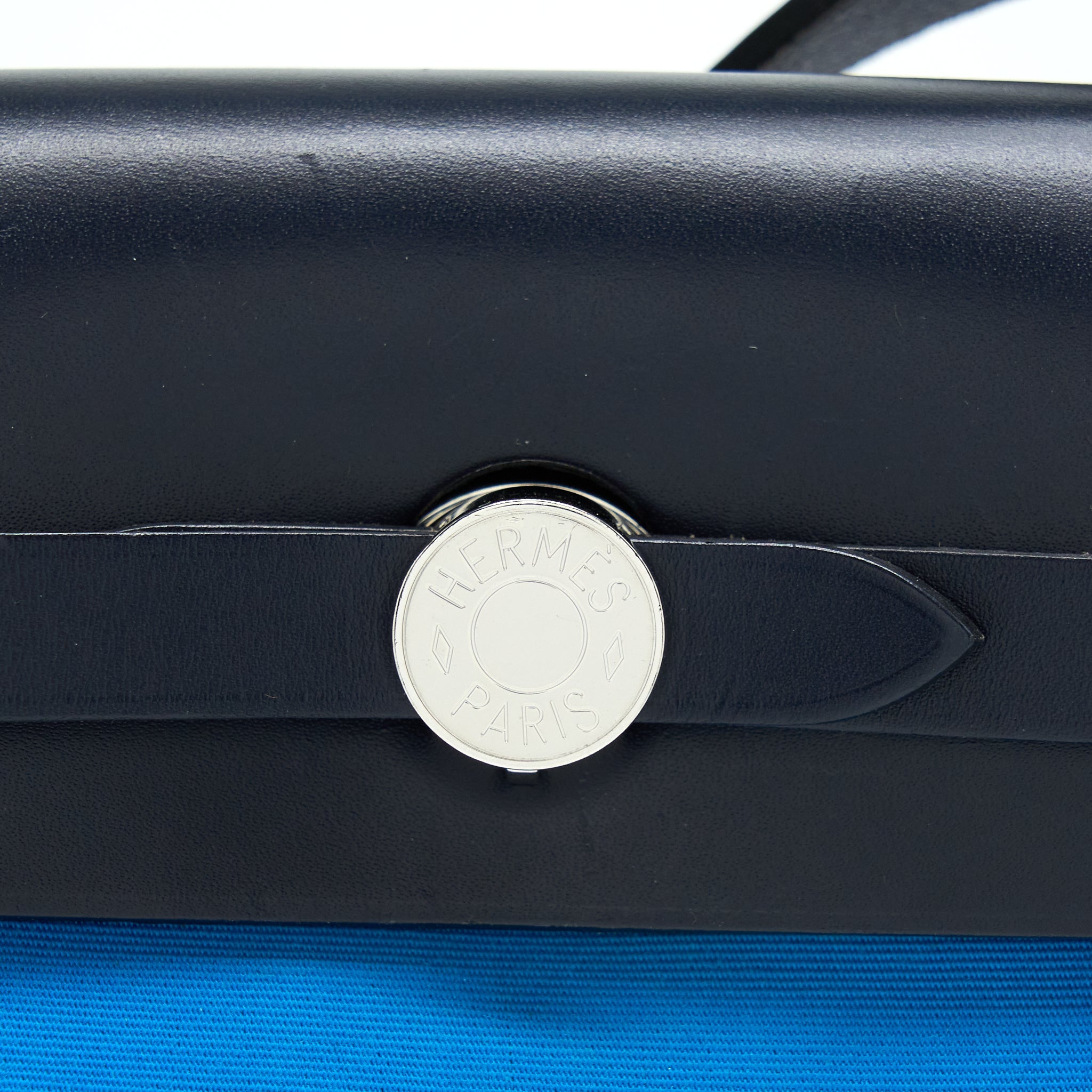 HERMES HERBAG 31 BLUE / BLACK SHW