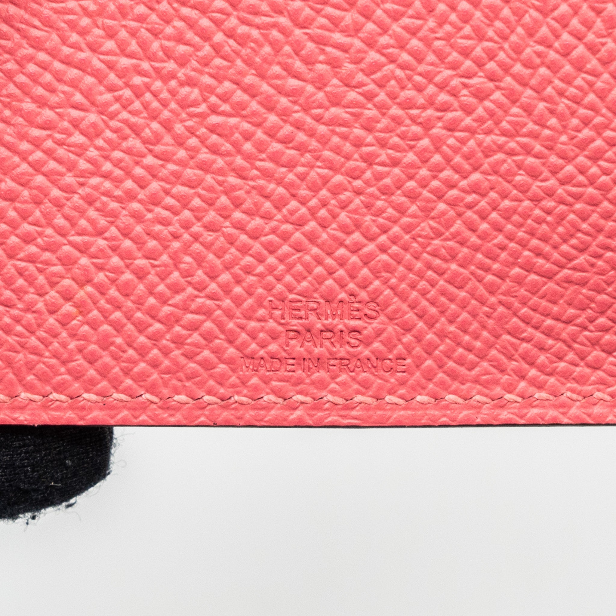 HERMES TARMAC PASSPORT HOLDER EPSOM ROSE AZALEE