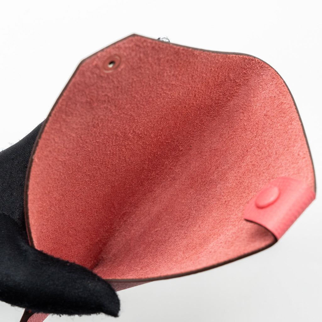 HERMES TARMAC PASSPORT HOLDER EPSOM ROSE AZALEE