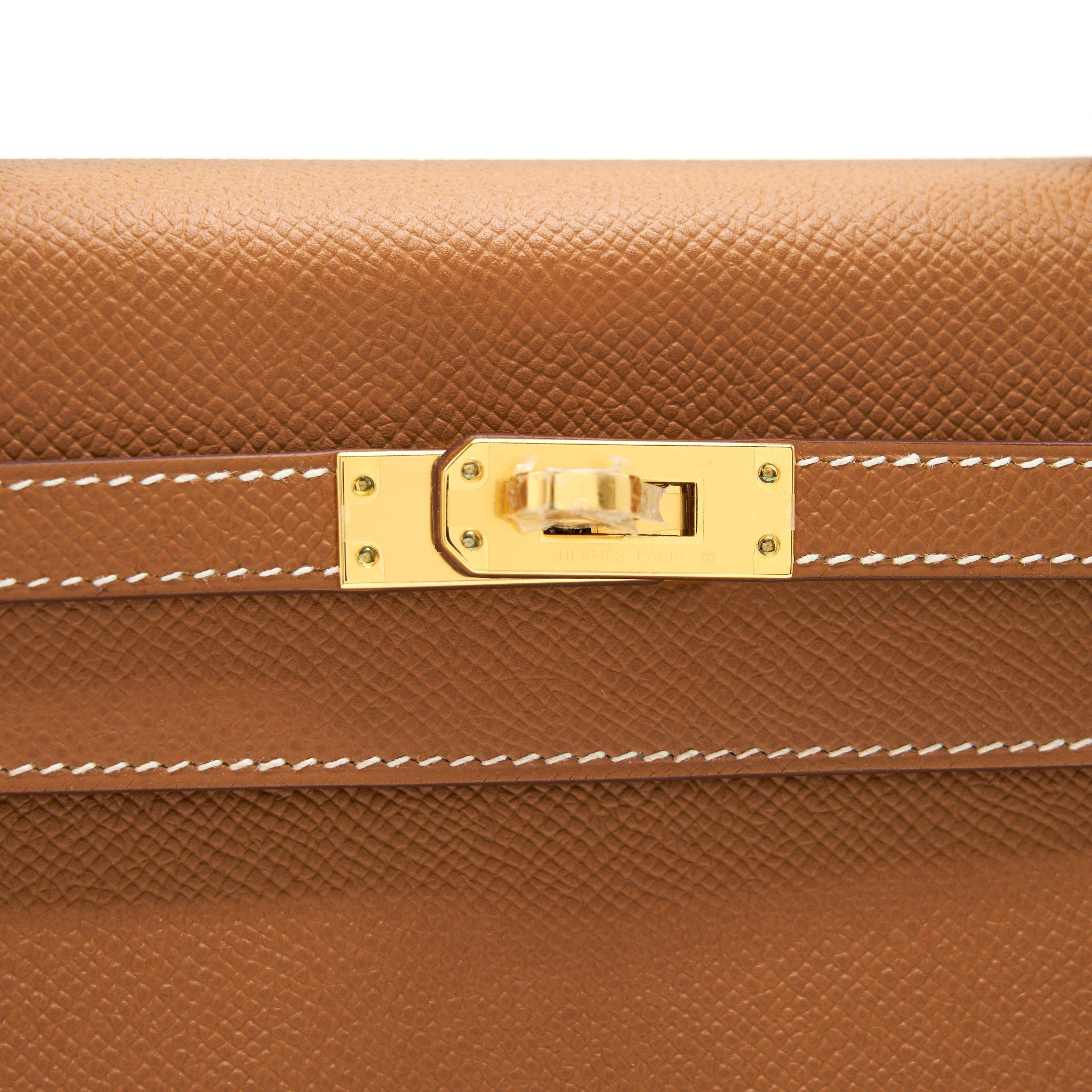 HERMES KELLY 25 SELLIER GOLD WITH GHW