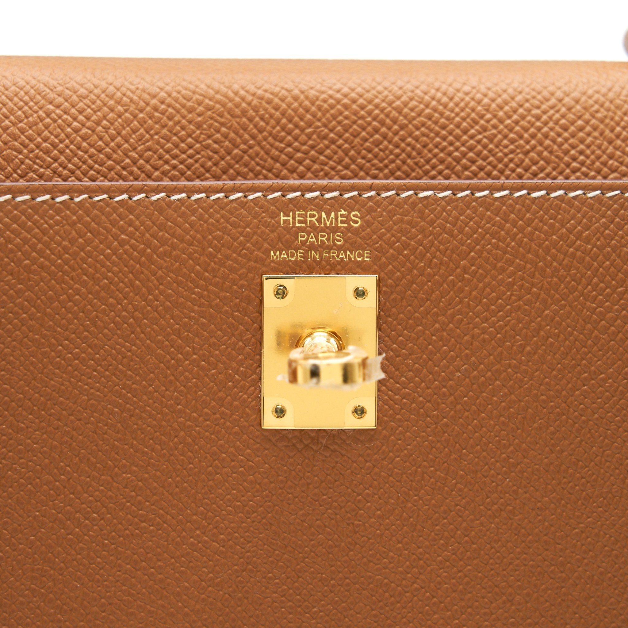 HERMES KELLY 25 SELLIER GOLD WITH GHW
