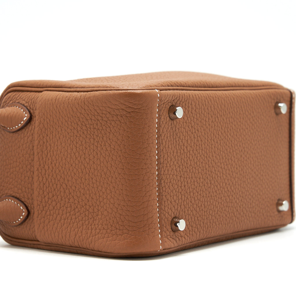 HERMES MINI LINDY GOLD WITH SHW