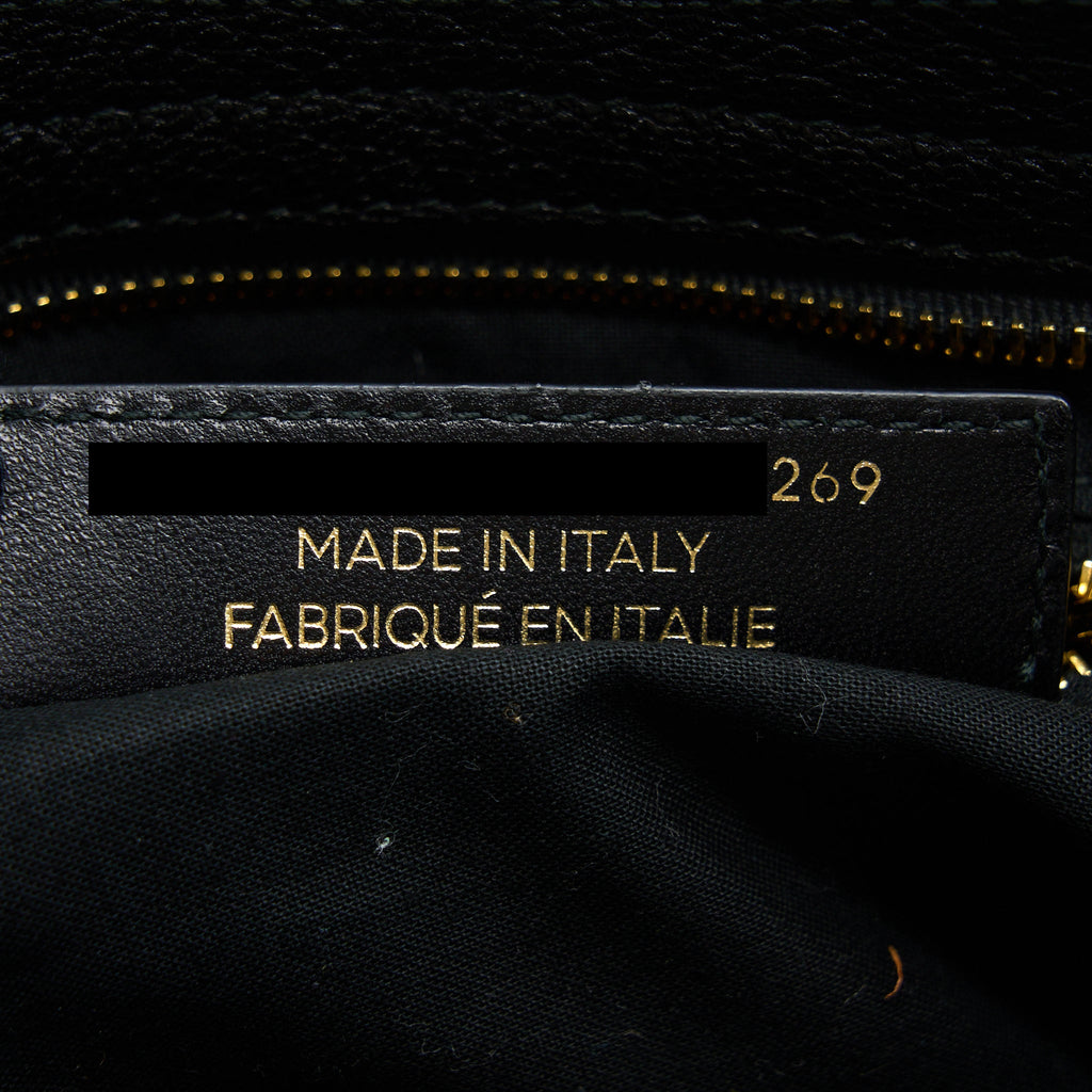 BALENCIAGA EDGED CITY BAG GOATSKIN BLACK GHW