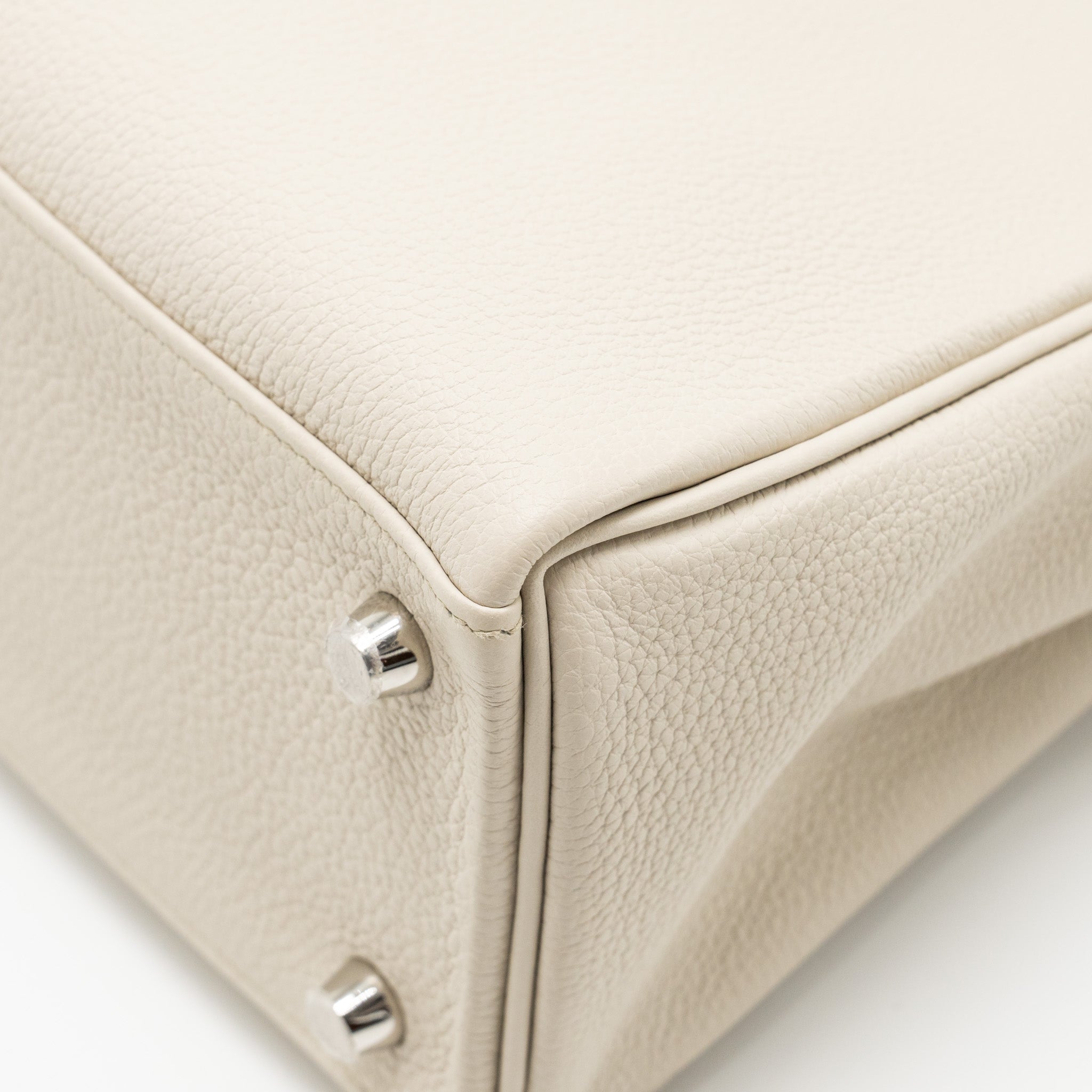 HERMES KELLY 25 STRAP TOGO BETON/GRIS ASPHALTE SHW