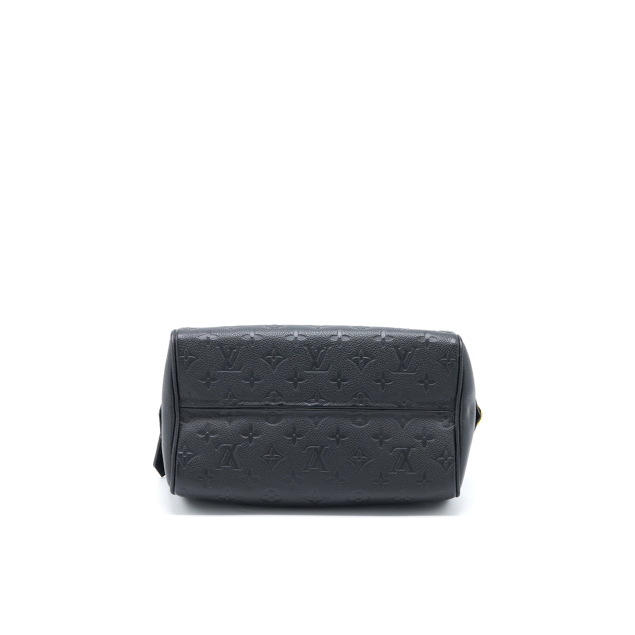 LOUIS VUITTON SPEEDY 25 BANDOULIERE MONOGRAM EMPREINTE BLACK GHW