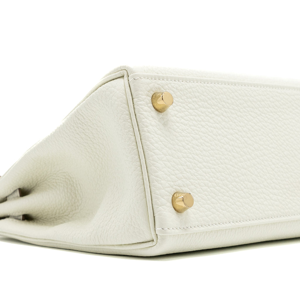 HERMES KELLY25 TOGO MUSHROOM GHW