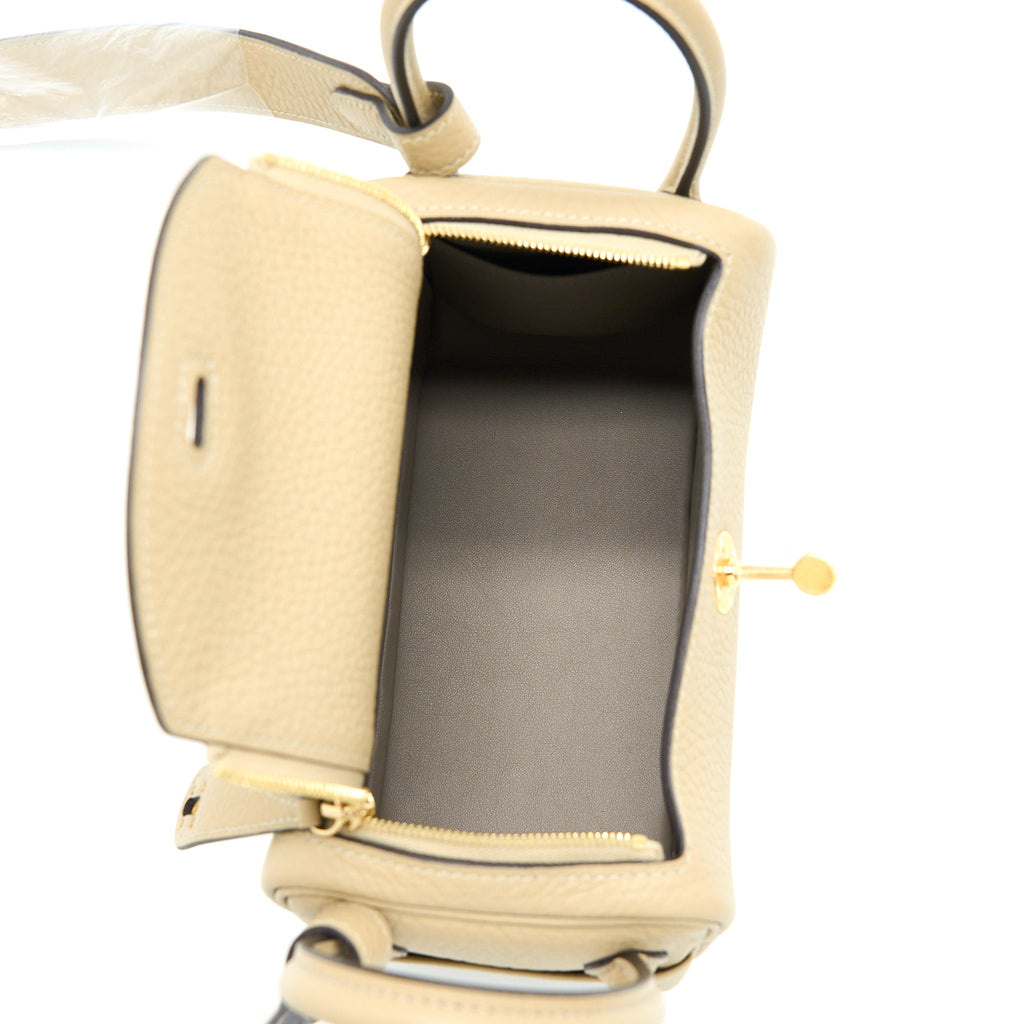 HERMES MINI LINDY CLEMENCE TRENCH GHW