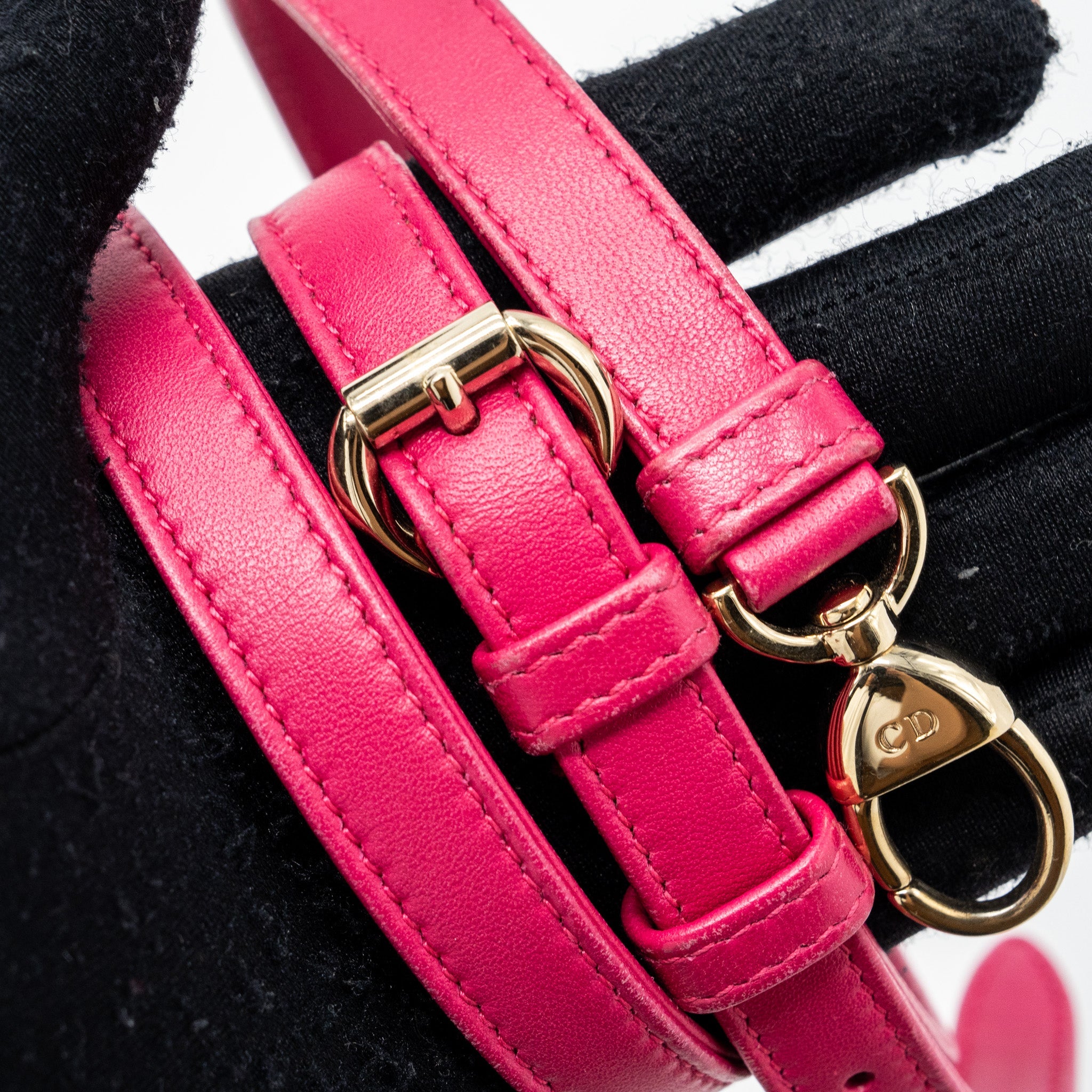 DIOR MINI LADY DIOR LAMBSKIN PINK GHW