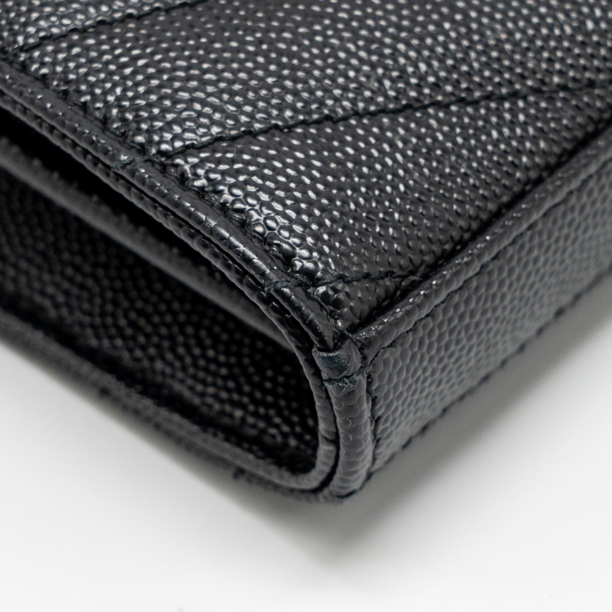 SAINT LAURENT/YSL ENVELOPE CHAIN WALLET CALFSKIN BLACK SHW