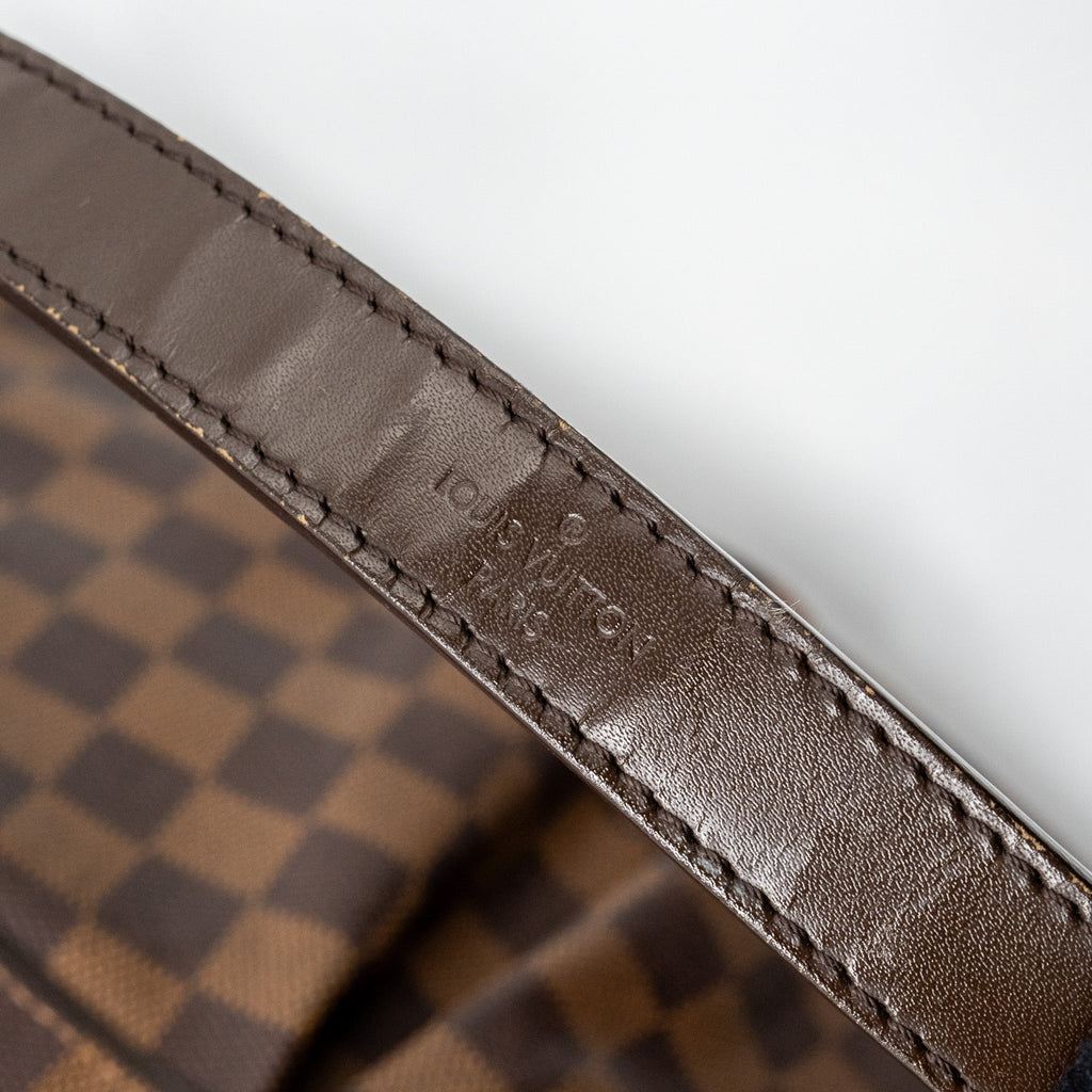 LOUIS VUITTON TREVI GM HANDBAG DAMIER EBENE GHW