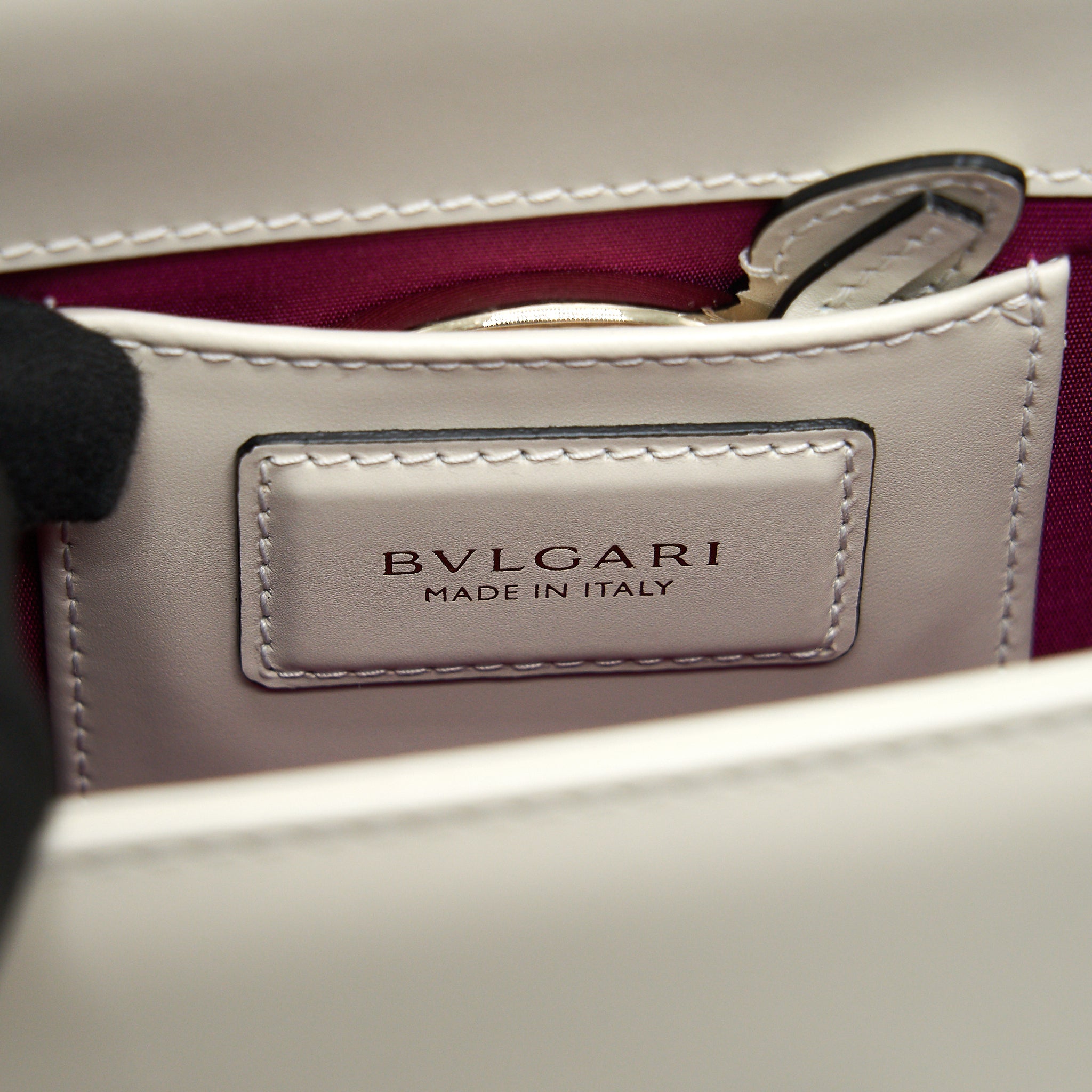 BVLGARI SERPENTI FOREVER CROSSBODY BAG WHITE LGHW
