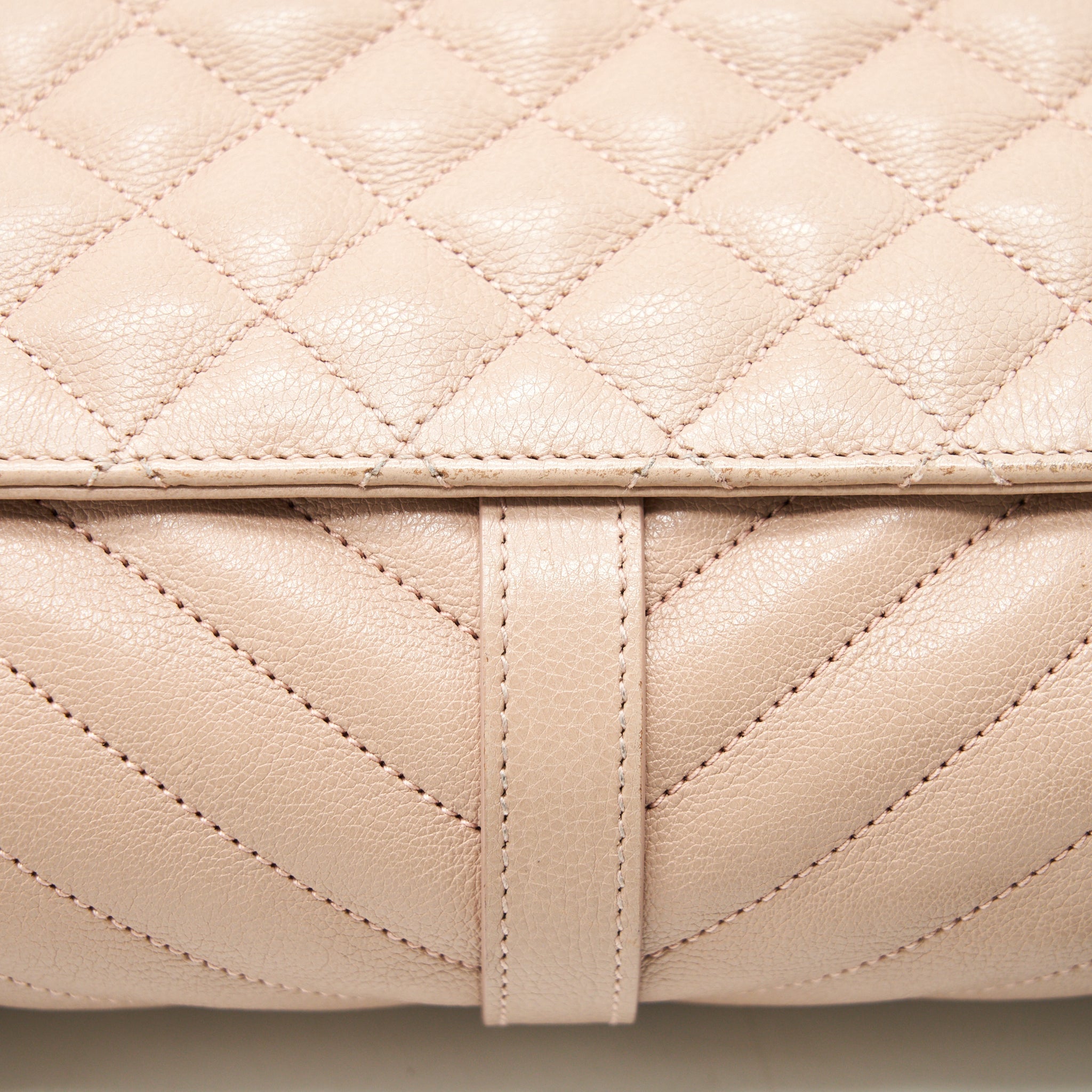 SAINT LAURENT MONOGRAM ENVELOPE BAG DUSTY ROSE