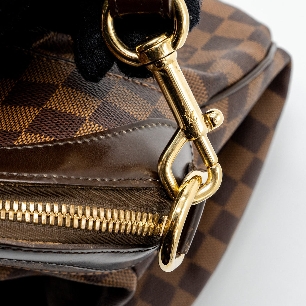 LOUIS VUITTON TREVI GM HANDBAG DAMIER EBENE GHW