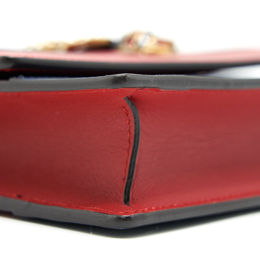 GUCCI QUEEN MARGARET LEATHER MINI BAG