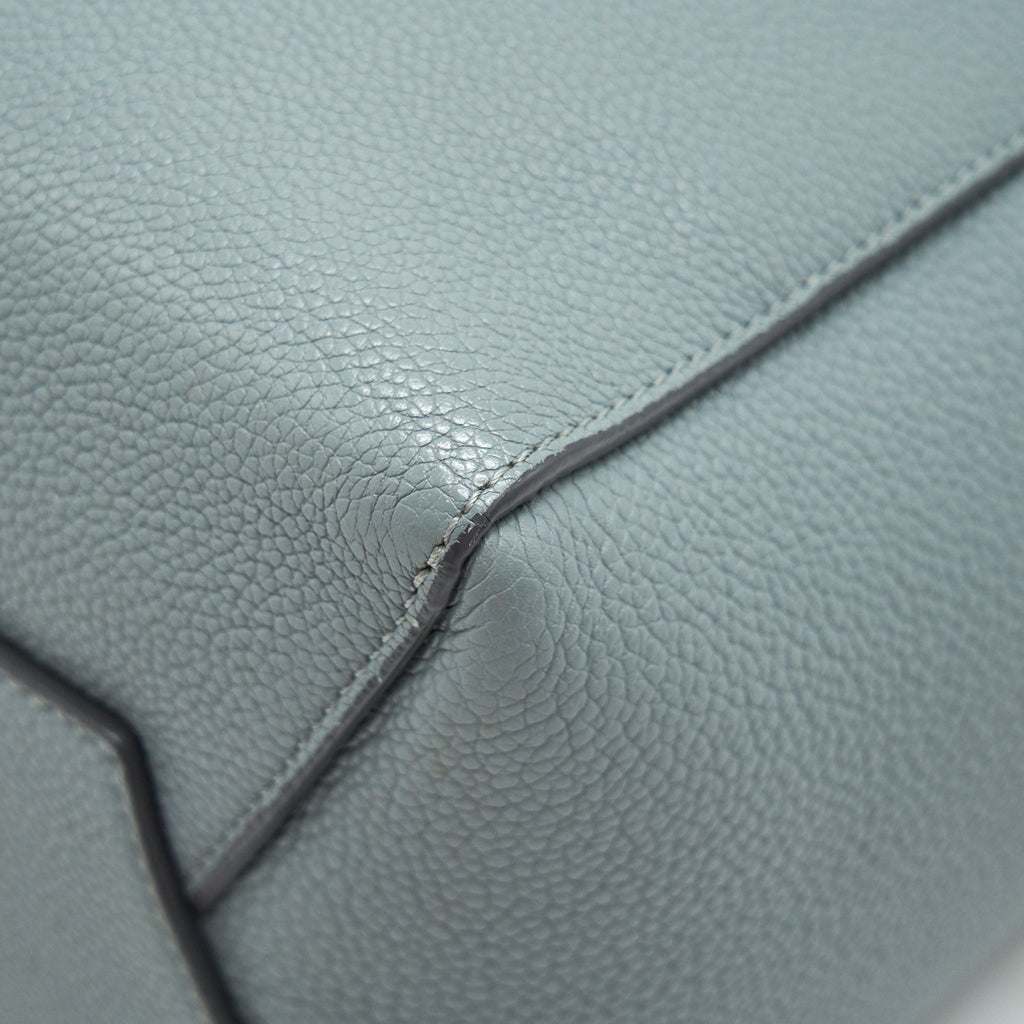 CELINE SMALL SANGLE BUCKET BAG IN GREY