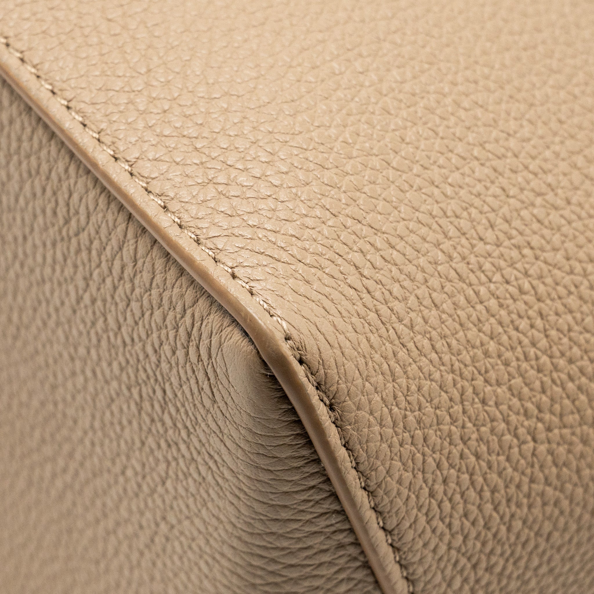 LOEWE SMALL PUZZLE BAG GRAINED CALFSKIN SAND GHW