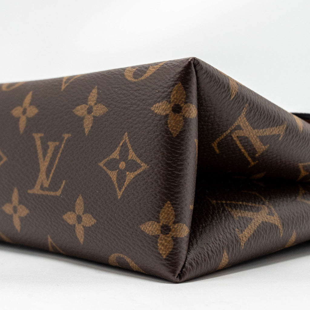 LOUIS VUITTON LOCK BB MONOGRAM CANVAS BROWN GHW