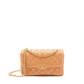 CHANEL SEASONAL FLAP BAG GRAINED CALFSKIN PINK GHW
