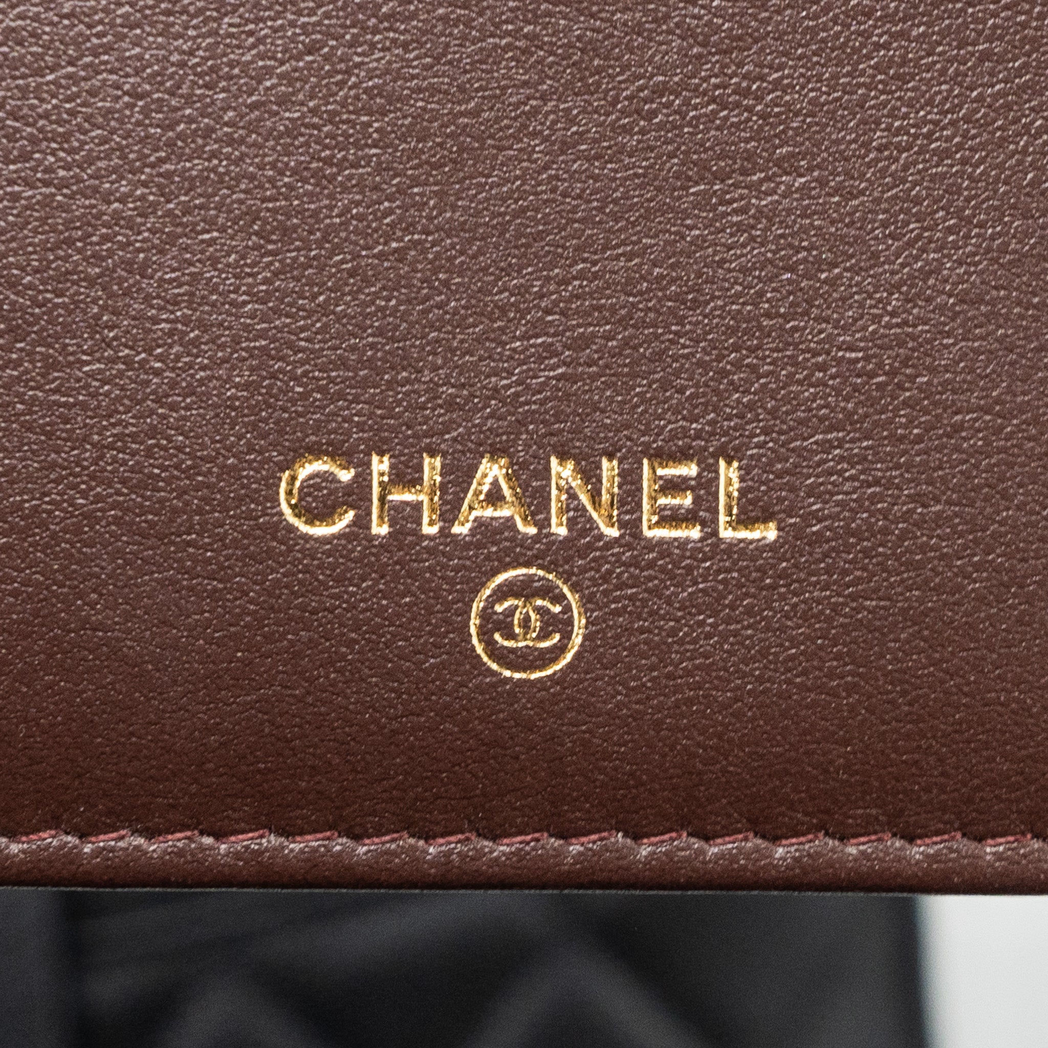 CHANEL CLUTCH WALLET CAVIAR BLACK LGHW